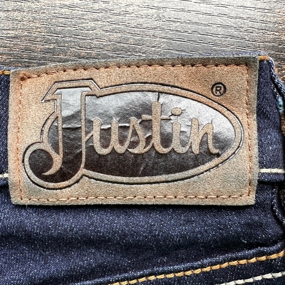 Justin Boots Men’s J2 Slim Straight 31x36 Jeans - Picture 11 of 16